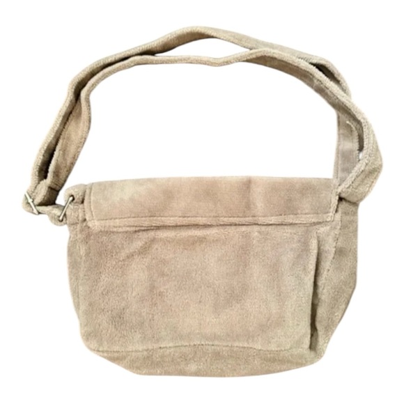 Chanel CC Taupe Precision Terry Cloth Crossbody Bag NWOT - Picture 2 of 3